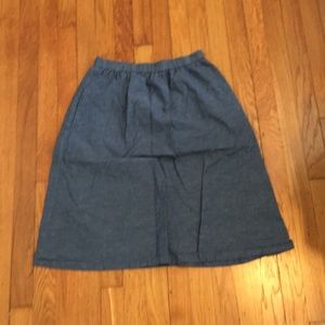 Gap Chambray Skirt